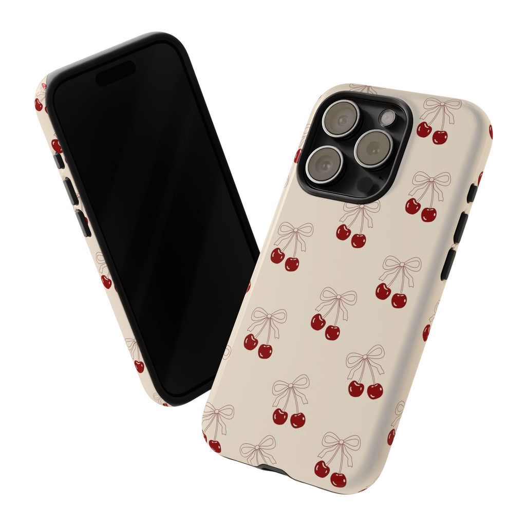Cherry Pattern Tough Phone Case