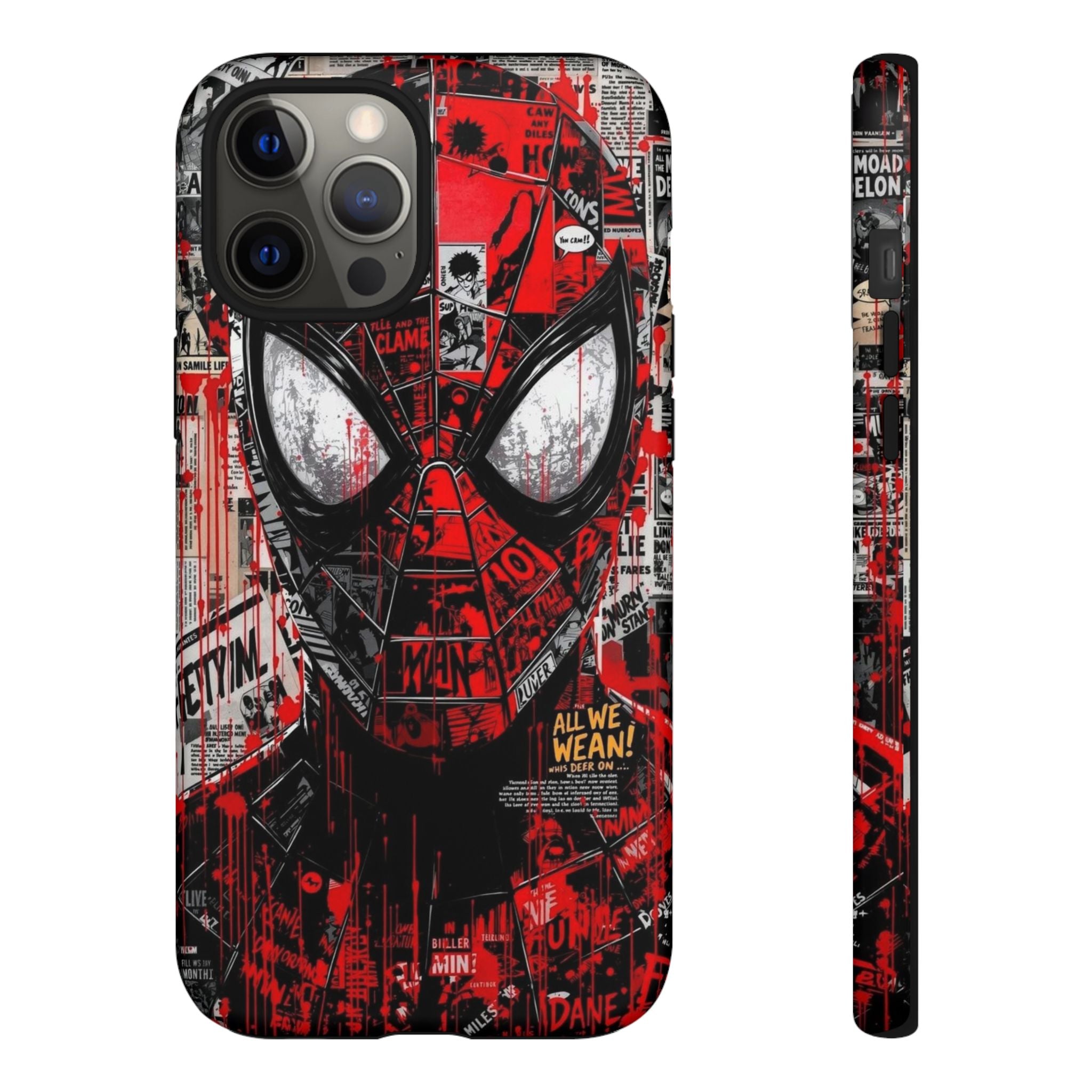 Spider-Man Red Graffiti Phone Case — Tough Protective Cover