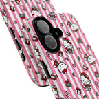 Hello Kitty Pink Holiday Phone Case — Cute Candy Cane & Gift iPhone Cover