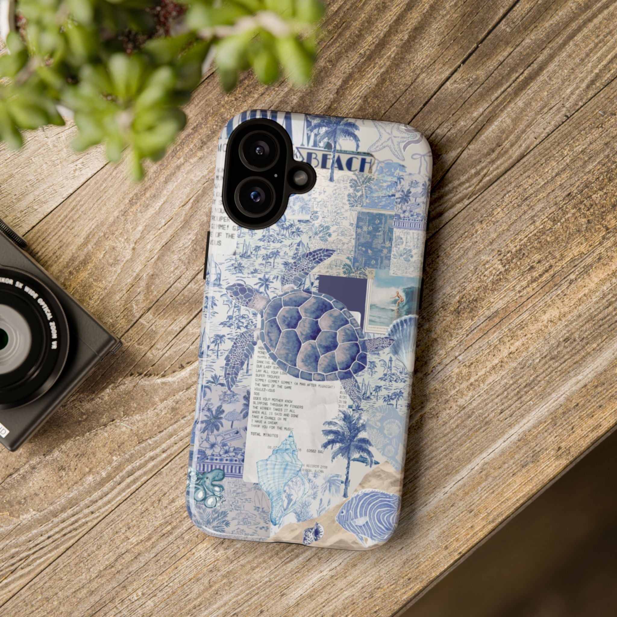 Sea Turtle Collage Phone Case