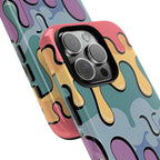 Color Drip Phone Case – Pastel Melting Art Protective Cover