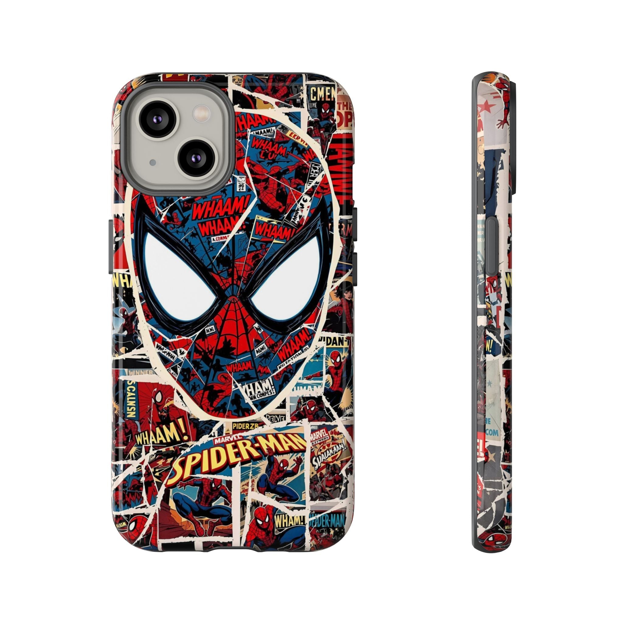 Spider-Man Tough Phone Case - Comic Book Style for Marvel Fans