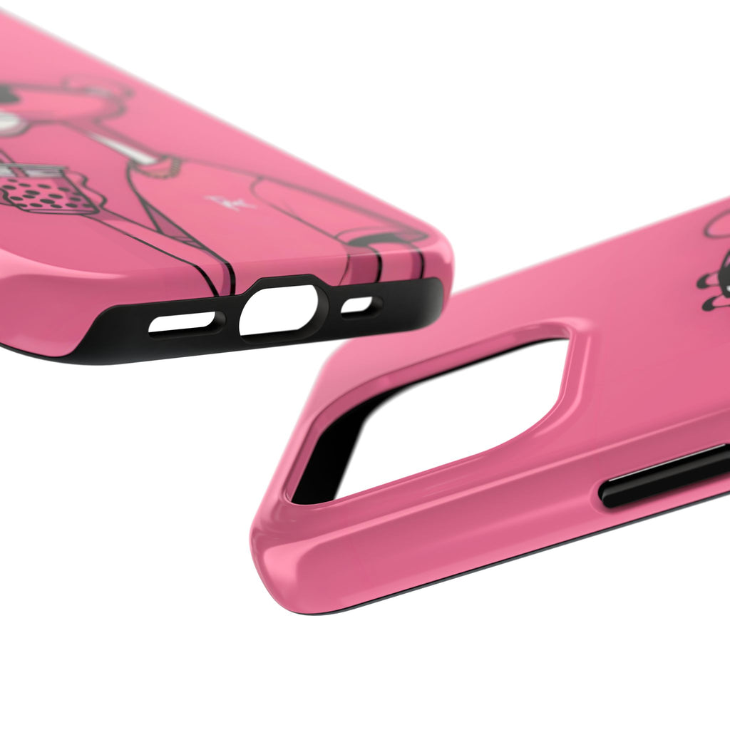 Pink Panther Bubble Tea Phone Case — Tough Protective iPhone Cover