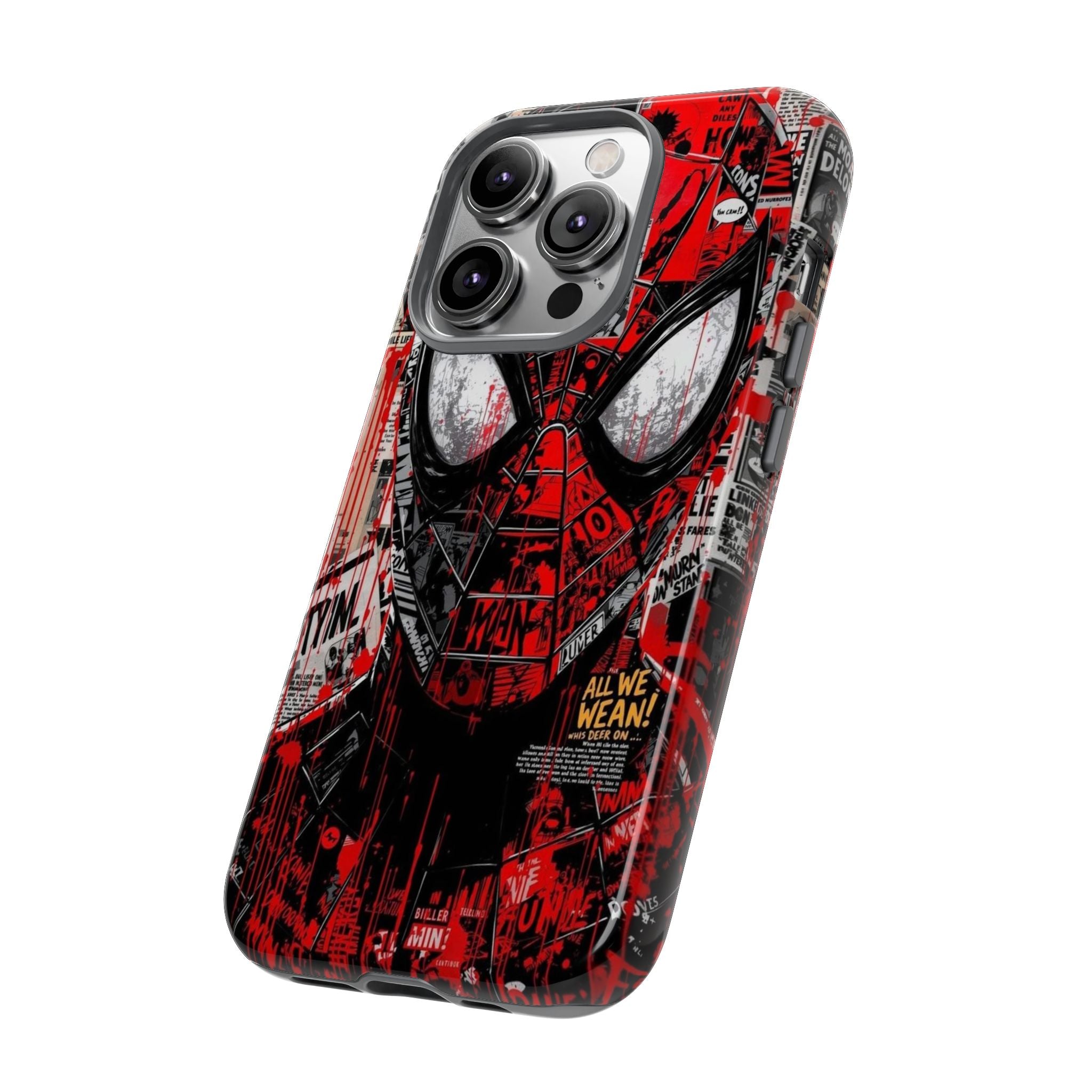 Spider-Man Red Graffiti Phone Case — Tough Protective Cover