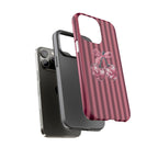Cherry Disco Phone Case — Pink Striped Tough Case