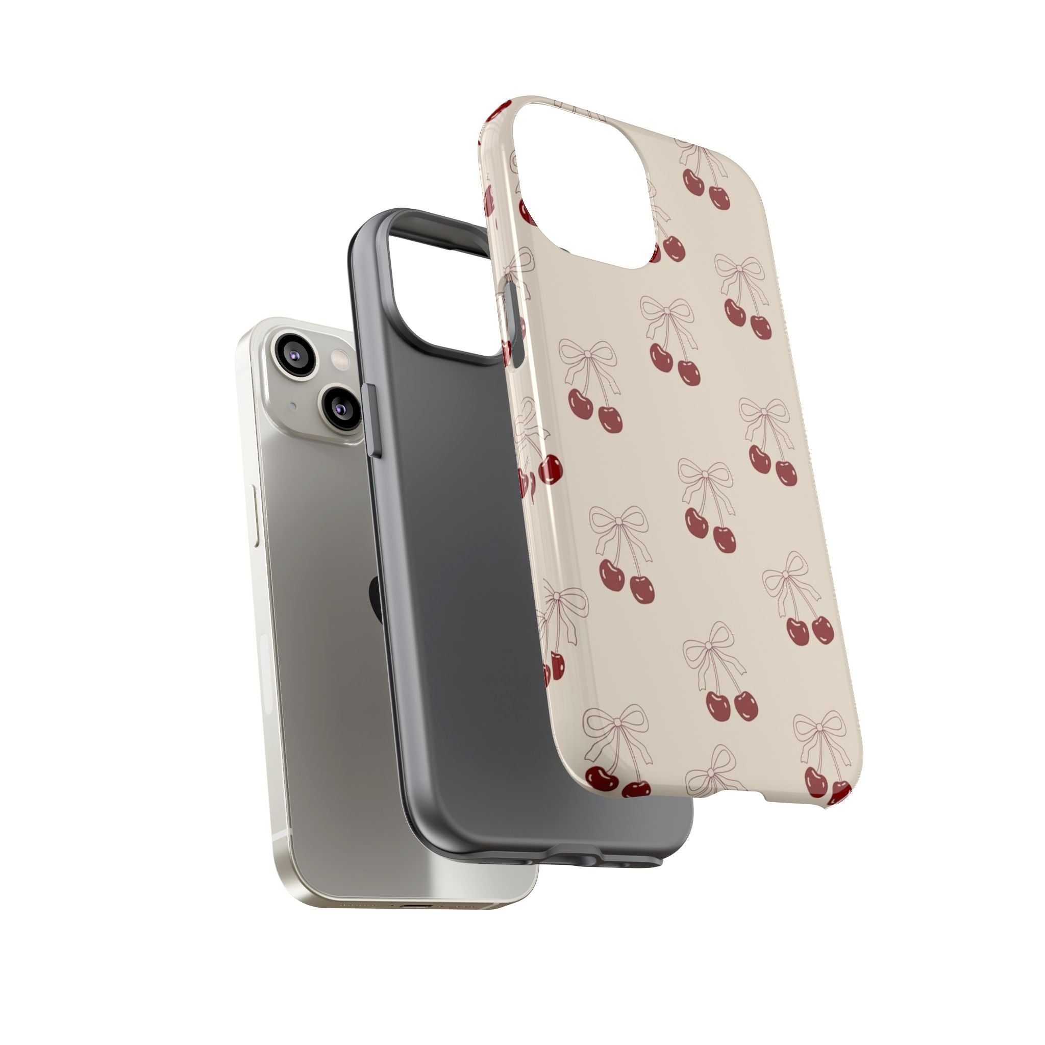 Cherry Pattern Tough Phone Case