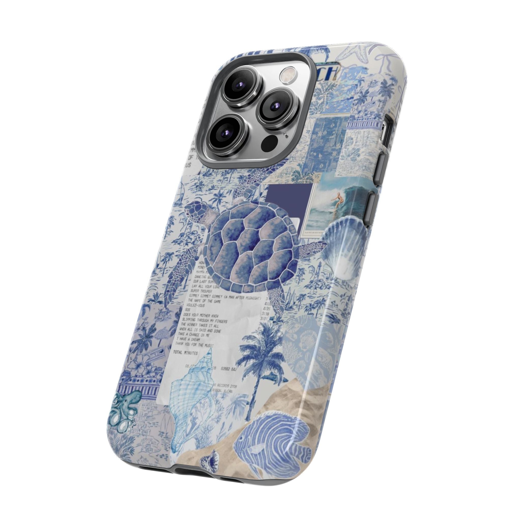 Sea Turtle Collage Phone Case