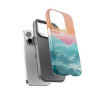 Sunset Ocean Tough Phone Case — Pastel Waves iPhone Cover